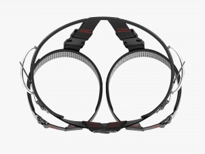 Adjustable climbing harness Model 3D