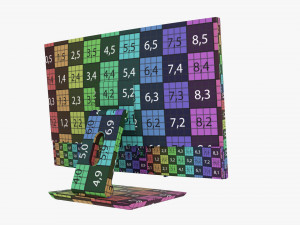 All-in-one desktop computer 02 3D Модель