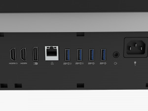 All-in-one desktop computer 03 3D Model