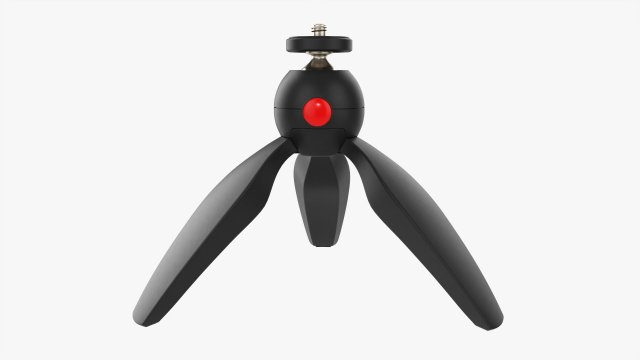 Camera mini tabletop tripod 3D Модель .c4d .max .obj .3ds .fbx .stl .blend 