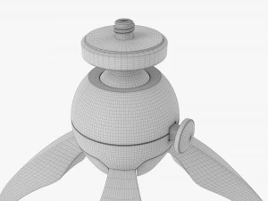 Camera mini tabletop tripod 3D Model