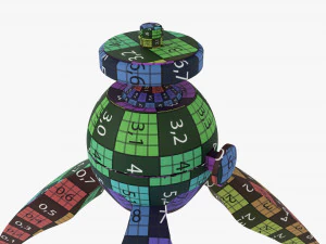 Camera mini tabletop tripod 3D Model