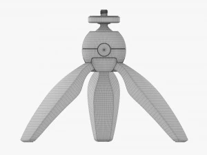 Camera mini tabletop tripod 3D Model
