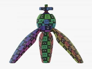 Camera mini tabletop tripod 3D Model