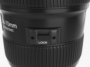 Canon DSLR EF 24-70mm f28L II USM Lens Modelo 3D