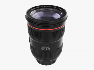 Canon DSLR EF 24-70mm f28L II USM Lens Modelo 3D