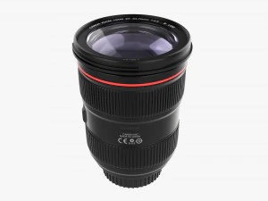 Canon DSLR EF 24-70mm f28L II USM Lens 3D Model
