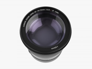 Canon DSLR EF 24-70mm f28L II USM Lens Modelo 3D