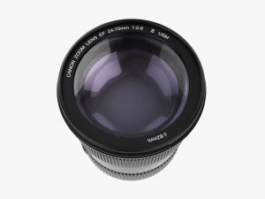 Canon DSLR EF 24-70mm f28L II USM Lens 3D Model