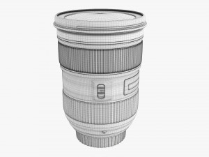 Canon DSLR EF 24-70mm f28L II USM Lens Modelo 3D