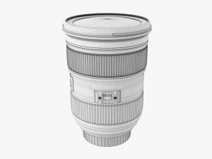 Canon DSLR EF 24-70mm f28L II USM Lens 3D Model