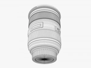 Canon DSLR EF 24-70mm f28L II USM Lens 3D Model