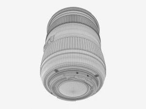 Canon DSLR EF 24-70mm f28L II USM Lens 3D Model
