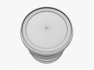 Canon DSLR EF 24-70mm f28L II USM Lens Modelo 3D