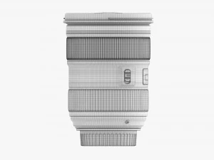 Canon DSLR EF 24-70mm f28L II USM Lens 3D Model