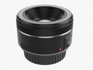 Canon DSLR EF 50mm f18 STM Lens Model 3D