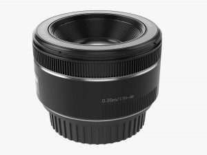 Canon DSLR EF 50mm f18 STM Lens Model 3D