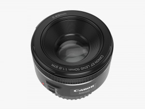 Canon DSLR EF 50mm f18 STM Lens Model 3D