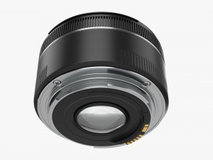 Canon DSLR EF 50mm f18 STM Lens Model 3D