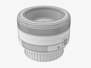 Canon DSLR EF 50mm f18 STM Lens Model 3D