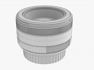 Canon DSLR EF 50mm f18 STM Lens Model 3D
