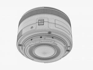 Canon DSLR EF 50mm f18 STM Lens Model 3D