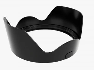 EF 24-70mm f28L II USM लेंस के लिए Canon EW-88C ट्यूलिप लेंस हुड 3D मॉडल