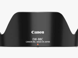 Canon EW-88C Tulip Lens Hood for EF 24-70mm f28L II USM Lens 3D Model