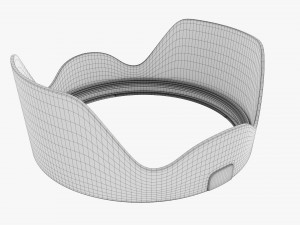 Canon EW-88C Tulip Lens Hood for EF 24-70mm f28L II USM Lens 3D Model