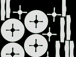 EF 24-70mm f28L II USM लेंस के लिए Canon EW-88C ट्यूलिप लेंस हुड 3D मॉडल