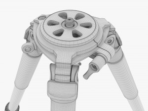 Carbon fiber camera tripod 02 3D Model