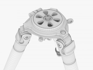 Carbon fiber camera tripod 02 3D Model