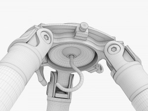 Carbon fiber camera tripod 02 3D Model