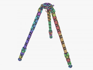 Carbon fiber camera tripod 02 3D Model
