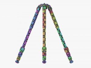 Carbon fiber camera tripod 02 3D Model