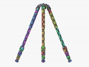 Carbon fiber camera tripod 02 3D Model