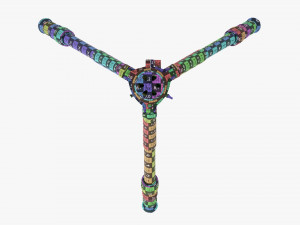Carbon fiber camera tripod 02 3D Model