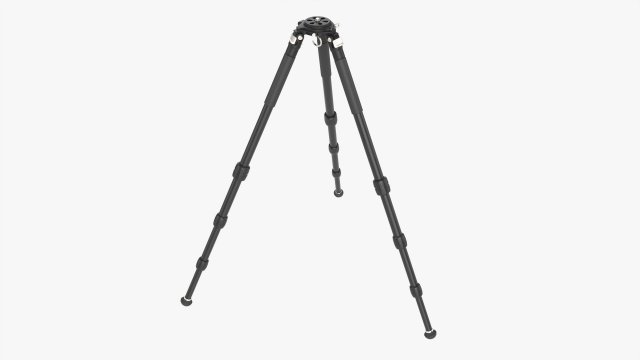 Carbon fiber camera tripod 03 Model 3D .c4d .max .obj .3ds .fbx .stl .blend 