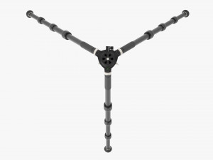 Carbon fiber camera tripod 03 Model 3D