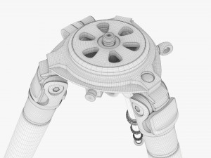 Carbon fiber camera tripod 03 Model 3D