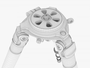 Carbon fiber camera tripod 03 3D Model