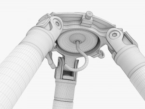 Carbon fiber camera tripod 03 Model 3D