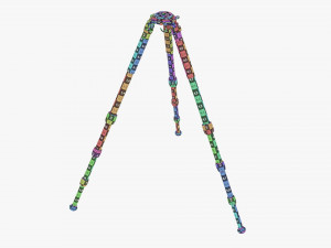 Carbon fiber camera tripod 03 Model 3D