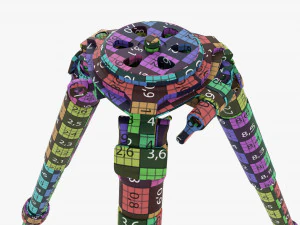 Carbon fiber camera tripod 03 3D Model