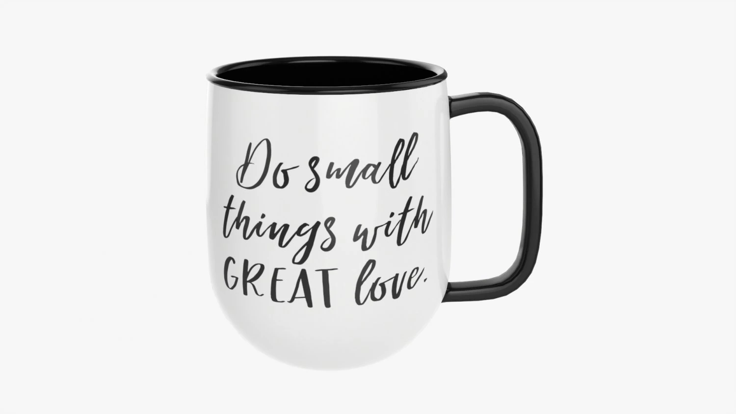 Coffee mug with handle 02 3D Model .c4d .max .obj .3ds .fbx .stl .blend