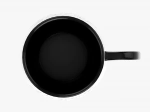 Coffee mug with handle 02 3D Model