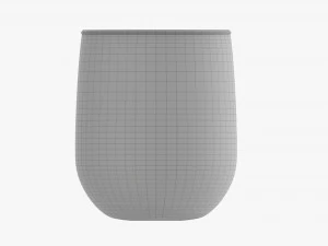 Coffee mug with handle 02 3D Model