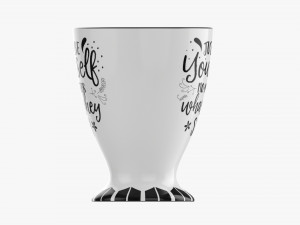 Coffee mug with handle 03 3D 模型