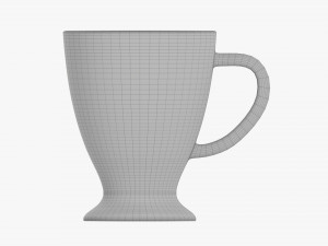 Coffee mug with handle 03 3D 模型