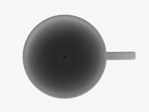 Coffee mug with handle 03 3D 模型